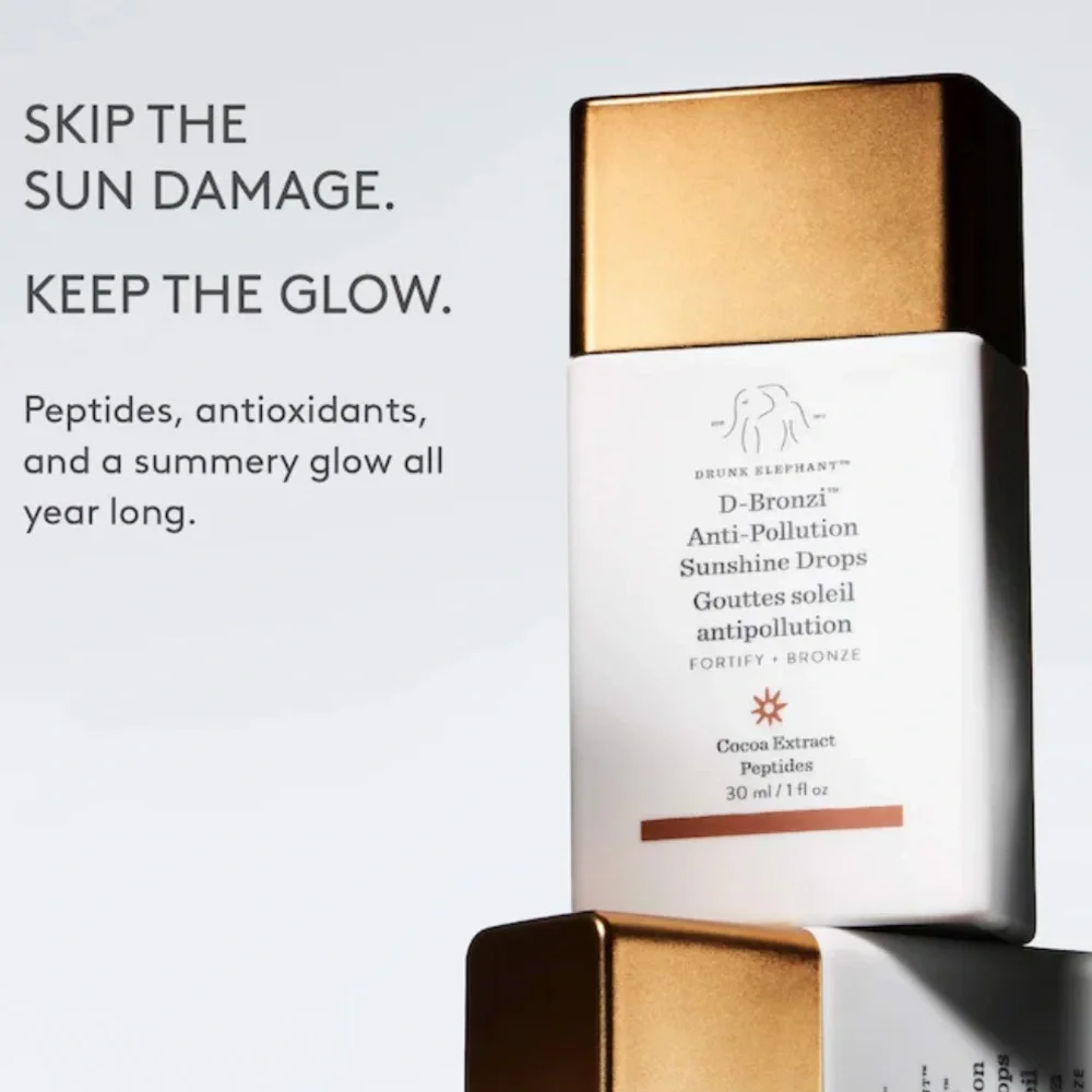 NEW Drunk Elephant  D-Bronzi™ Bronzing Drops with Peptides